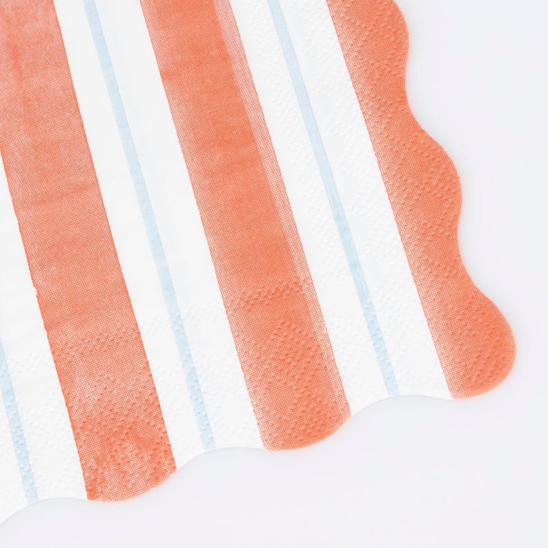 Meri Meri Festive Icon Stripes Napkins - Thumbnail 4