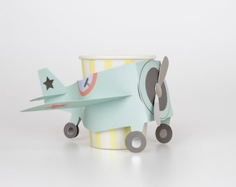 Meri Meri Airplane Cups | Boys Birthday Party | Party Tableware