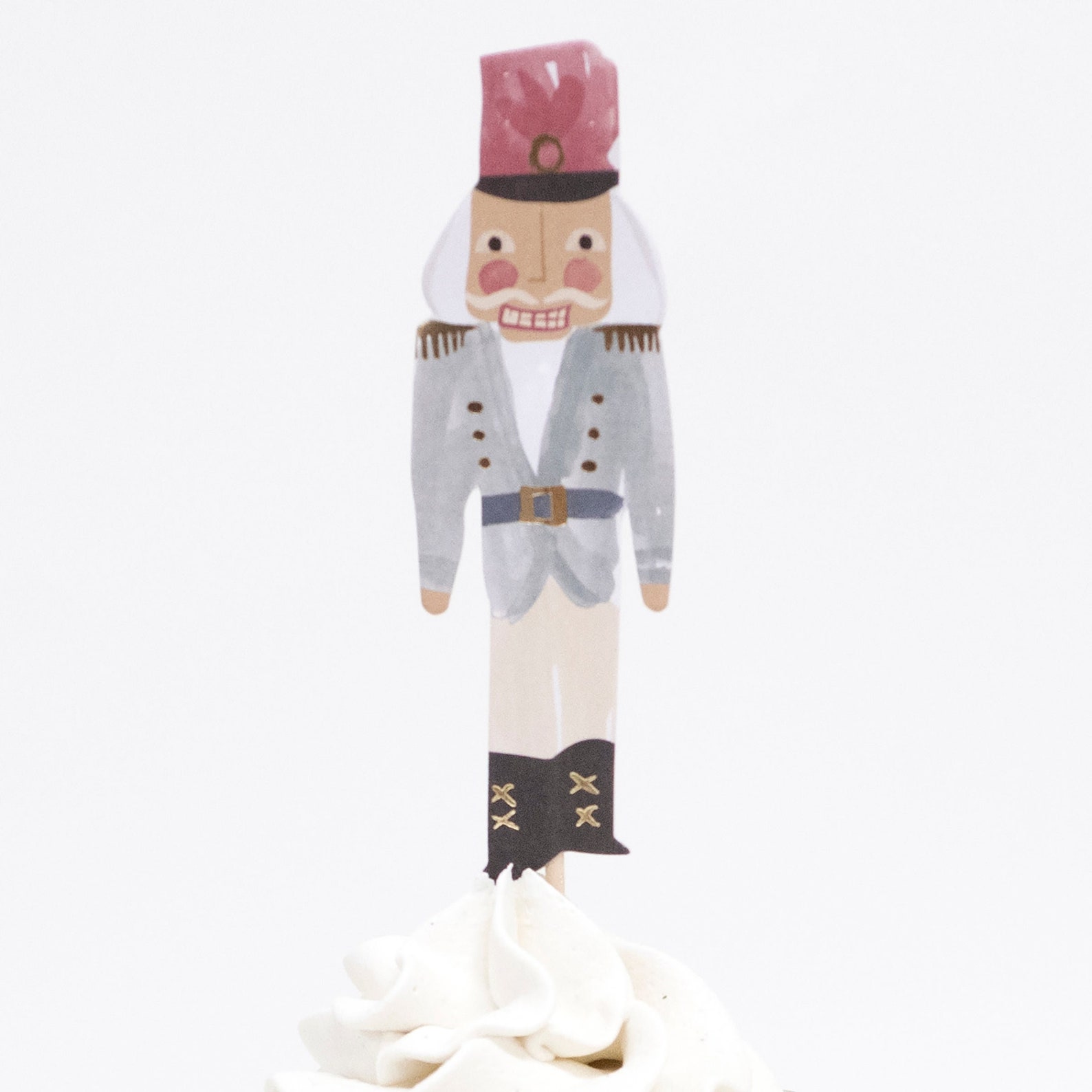 Nutcracker Cupcake Kit Etsy