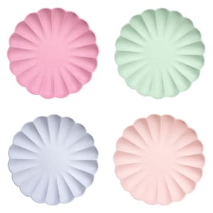 Meri Meri Large Multicolor Plates | Birthday Party Decor | Party Tableware