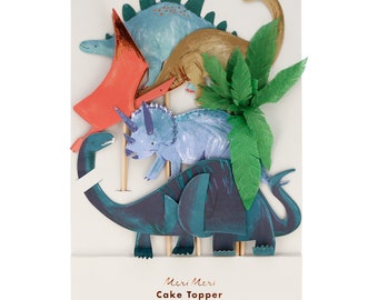 Dinosaur Kingdom Cake Toppers (x 6)