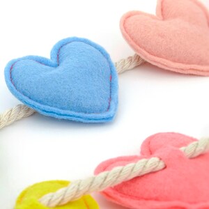 Felt Heart Garland