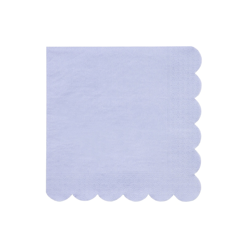 Large Soft Lilac Paper Napkins - Thumbnail 4
