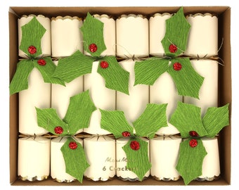 Holly Crackers (x 6)