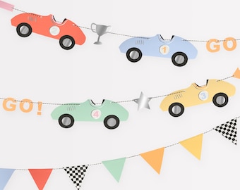 Race Cars Garland