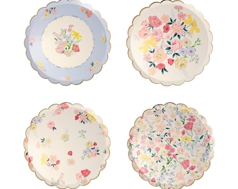 Meri Meri English Garden Side Plates (Pack of 8)
