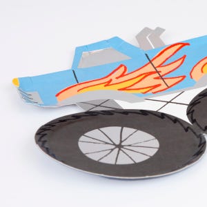 Meri Meri Monster Truck Plates (Pack of 8)
