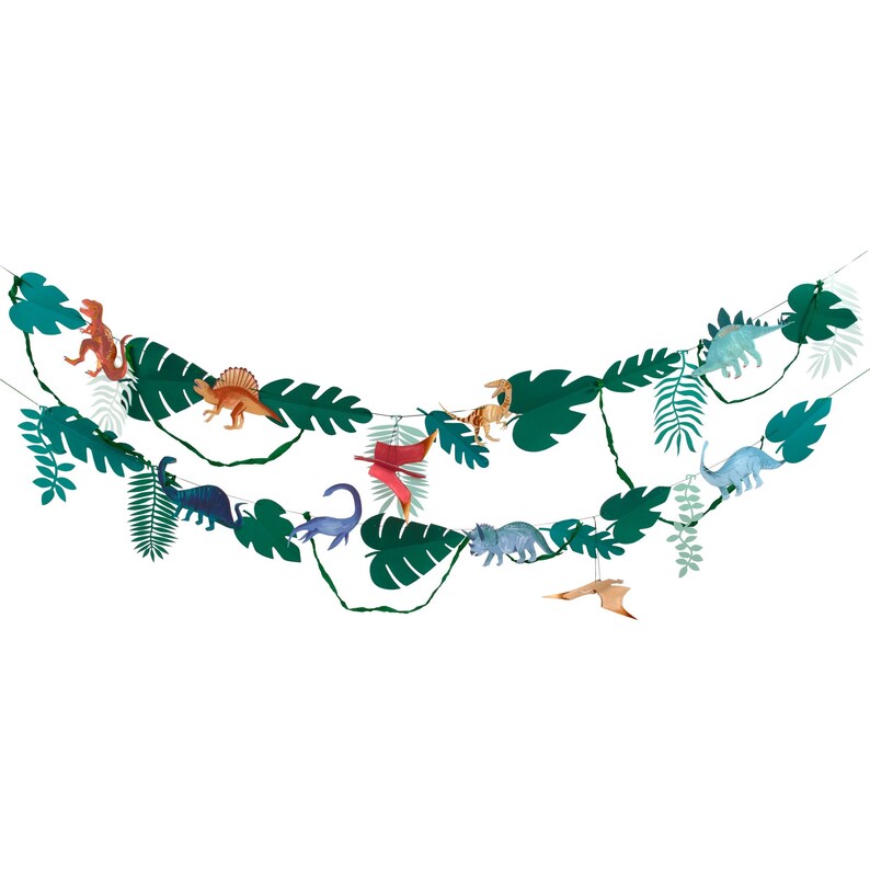 Meri Meri Dinosaur Kingdom Garland - Thumbnail 3