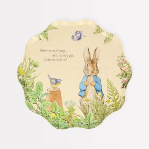 Meri Meri Peter Rabbit™ In The Garden Side Plates (Pack of 8)