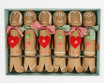 Meri Meri Gingerbread Crackers (Pack of 6)
