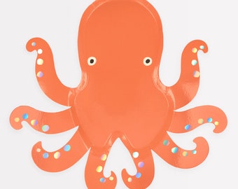 Meri Meri Octopus Plates | Kids Birthday Party | Party Tableware