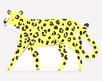 Meri Meri Jaguar Shaped Plates (Pack of 8)