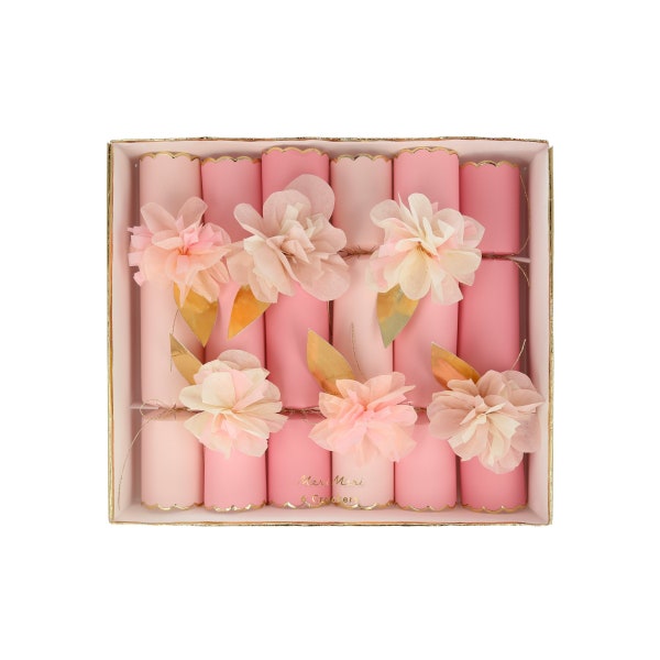 Tissue Floral Crackers (x 6)