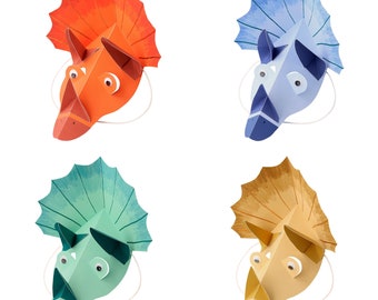 Dinosaur Kingdom Party Hats (x 8)