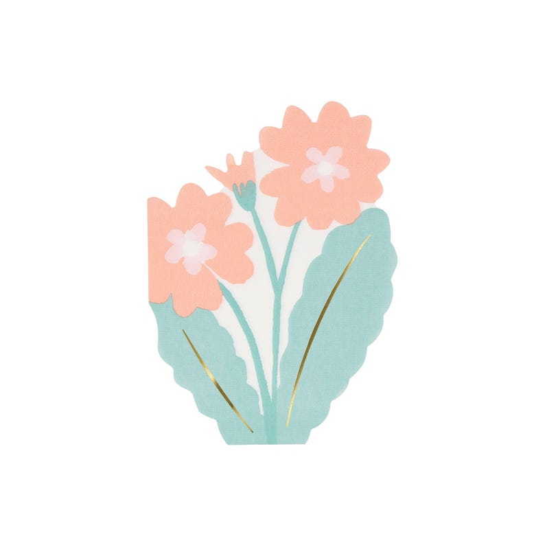Meri Meri Spring Flower Napkins (Pack of 16)