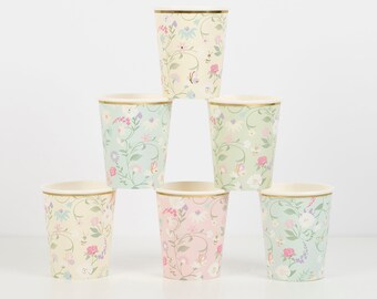 Ladurée Paris Floral Cups (x 8)