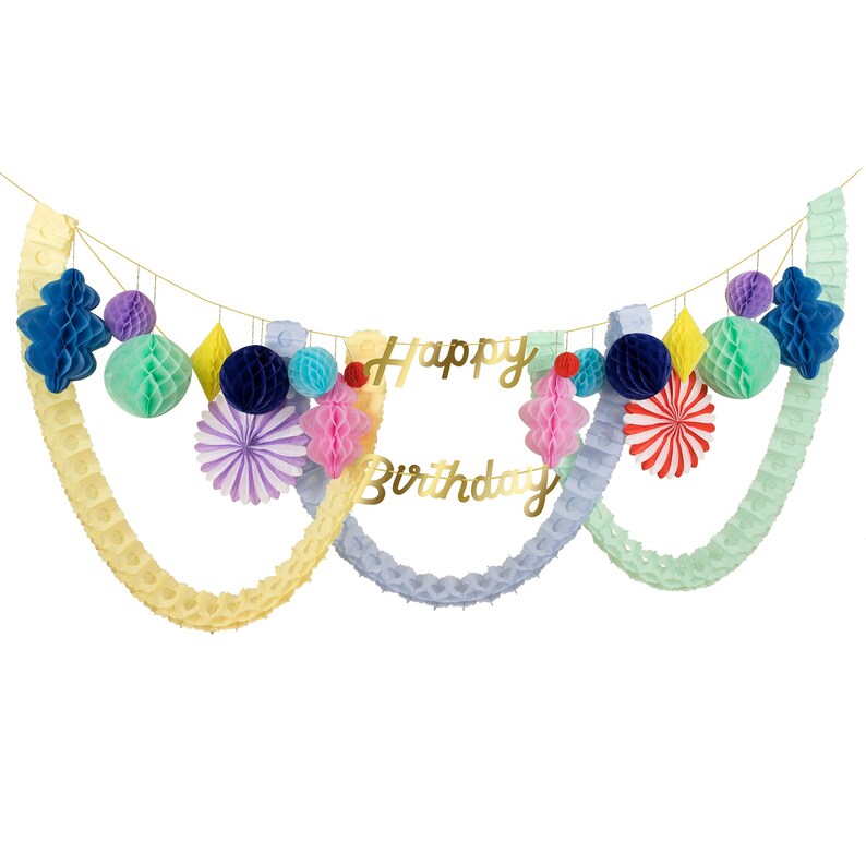 Meri Meri Honeycomb Garland - Thumbnail 2
