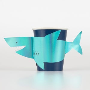 Meri Meri Shark Cups (Pack of 8)