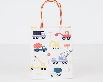 Meri Meri Construction Party Bags | Boys Birthday Party | Goodie Bags