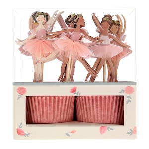 Meri Meri Ballerina Cupcake Kit (Pack of 24)