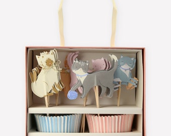 Cute Kittens Cupcake Kit (x 24 toppers)