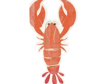 Meri Meri Lobster Napkins | Birthday Party Decor | Party Tableware