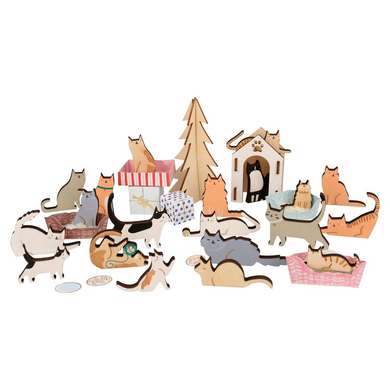 Cat Advent Calendar Suitcase 