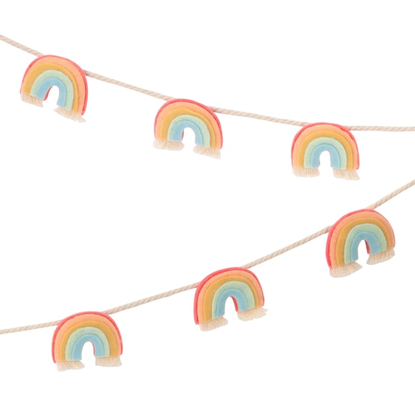 Rainbow Garland Etsy