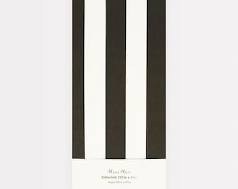 Meri Meri Black Striped Tablecloth (102 x 54 inches)