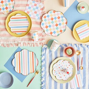Meri Meri Colorful Pattern Cups | Birthday Party Decor | Party ...