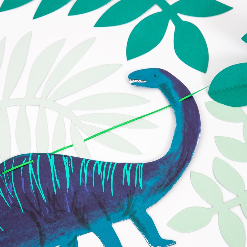 Meri Meri Dinosaur Kingdom Garland - Thumbnail 5