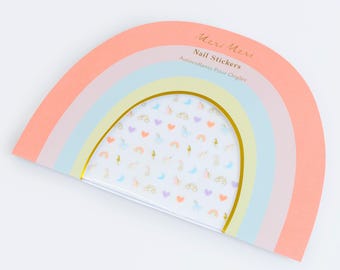 Meri Meri Rainbow Unicorn Nail Stickers (Pack of 200)