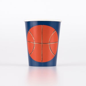 Meri Meri Basketball Cups (Pack of 8)