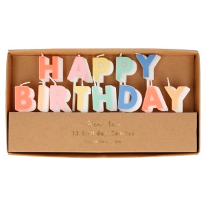 Happy Birthday Candle Set (x 13)