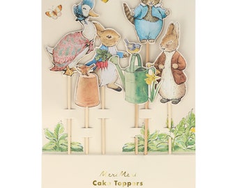 Meri Meri Peter Rabbit™ & Friends Cake Toppers (Pack of 6)