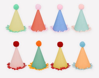 Mini Party Hats (x 8)