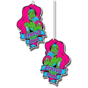 Status Error Ice Cream Girl Air Freshener