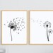 Dandelion Printable, Dandelion Wall Art, Minimalist Prints, Kids Decor ...
