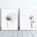 Dandelion Printable, Dandelion Wall Art, Minimalist Prints, Kids Decor ...