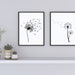Dandelion Printable, Dandelion Wall Art, Minimalist Prints, Kids Decor ...