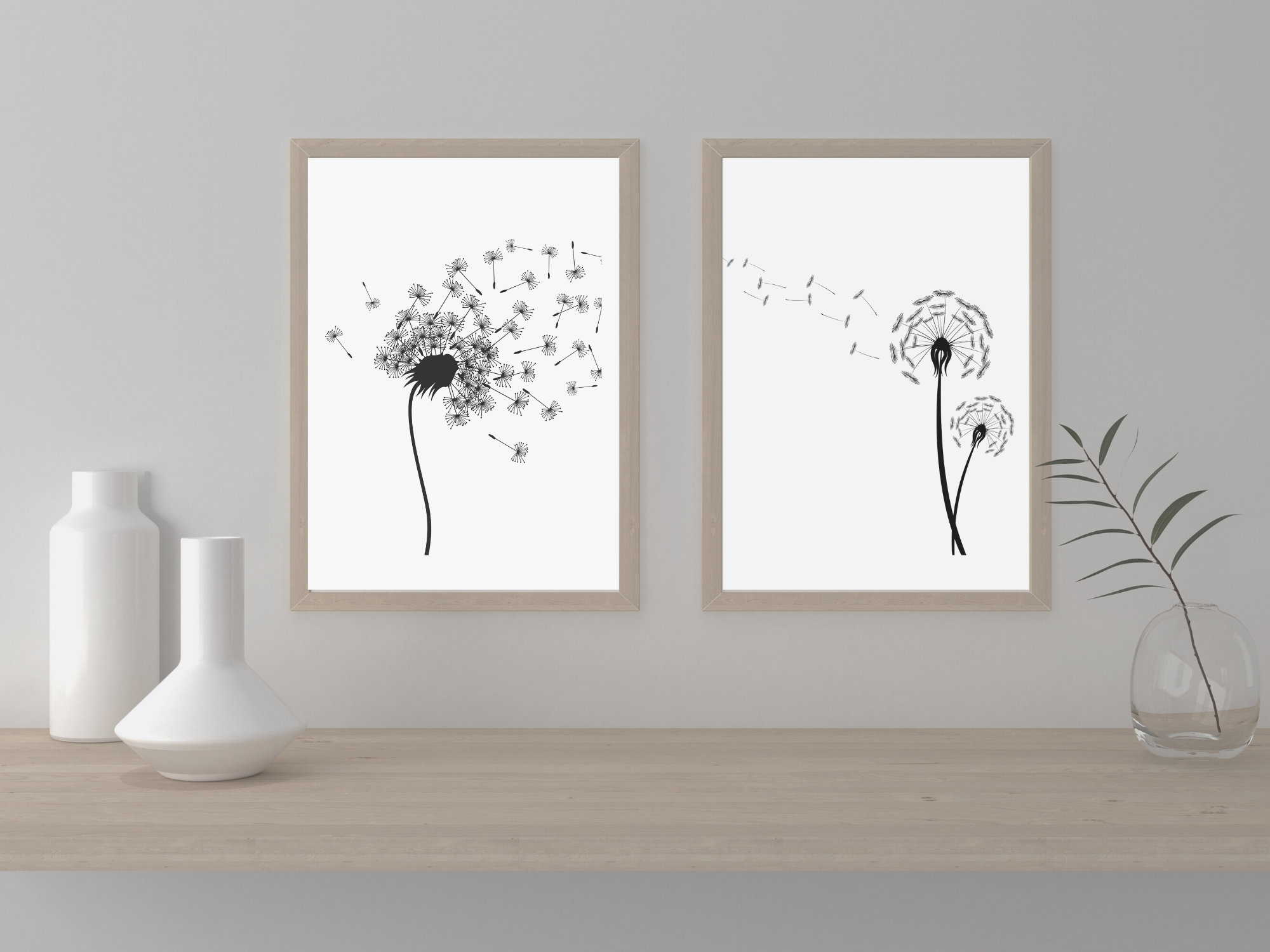 Dandelion Printable, Dandelion Wall Art, Minimalist Prints, Kids Decor ...