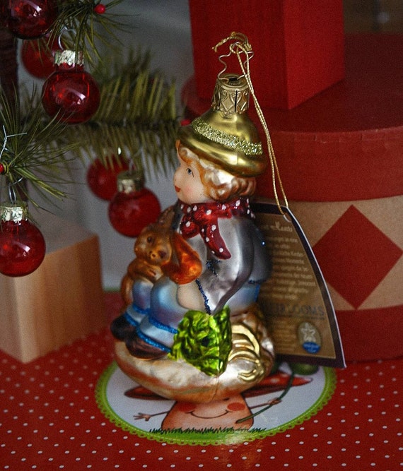 Inge Glas Vintage German Glass Christmas Ornament - Etsy