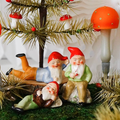 Inge Glas ヴィンテージ ドイツ製ガラス クリスマス オーナメント