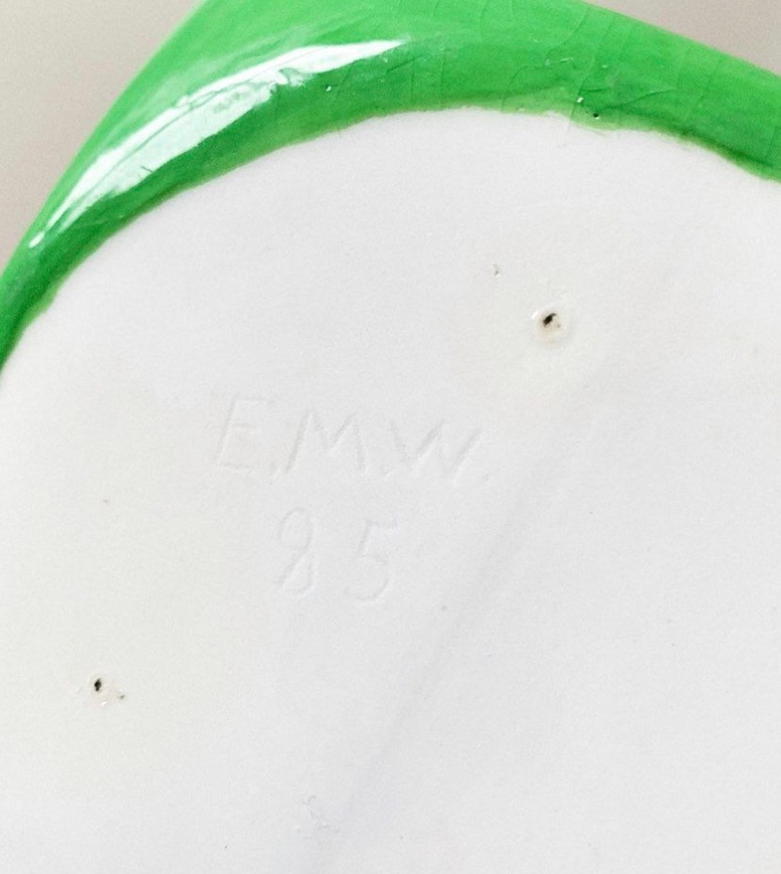 Wunderschönes 3er Set handbemalte passende Porzellan Keramik | Etsy