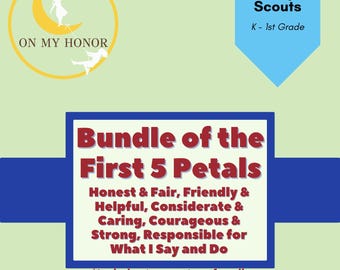 Daisy Girl Scouts Petal Activity Plan Bundle: First 5 Badges - Educational Learning Activity for Girls