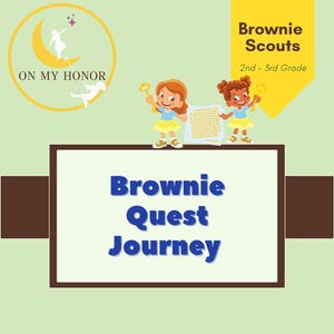 Brownie Girl Scouts Quest Journey Activity Plan Bundle: Educational Learning Activity for Girls