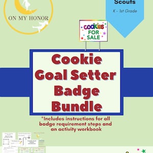 Daisy Girl Scouts Cookie Goal Setter Badge Plan Activities: Financial Educational Cookie Activities