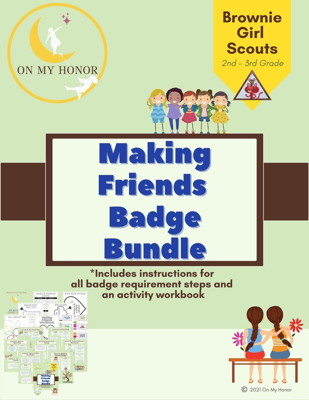 Girl Scout Brownies Making Friends Badge Activity Plan Educational