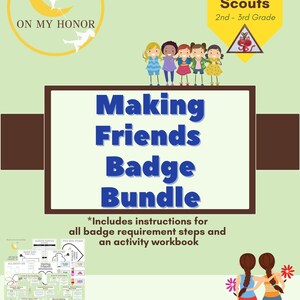Plan de actividades de la insignia Girl Scout Brownies Making Friends - Actividades educativas - Actividad de aprendizaje para niños