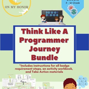 Girl Scout Daisy Think Like A Programmierer Reise Aktivitätsplan Bundle - Bildungsaktivitäten - MINT-Aktivitäten - Wissenschaftsaktivität